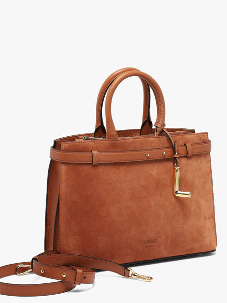 Sac Porté Main Faubourg Cuir Lancel Marron faubourg A14257 vue secondaire 1