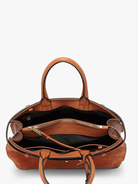 Sac Porté Main Faubourg Cuir Lancel Marron faubourg A14257 vue secondaire 3