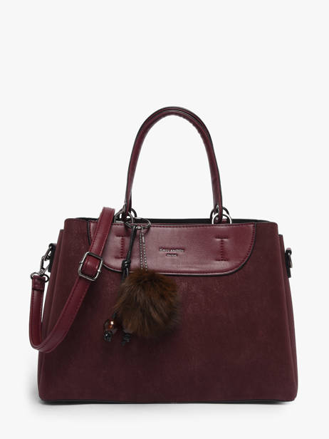 Satchel Suede Gallantry Violet suede 6
