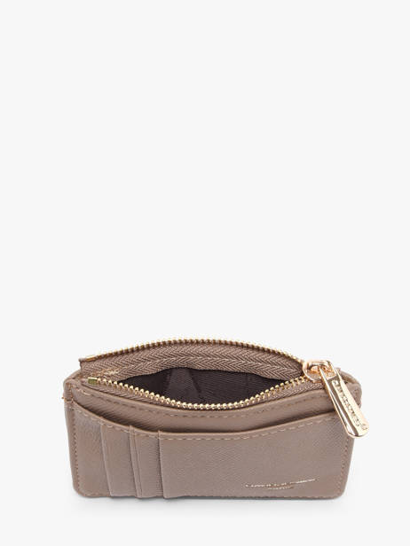 Wallet David jones Beige saffiano 3 other view 1