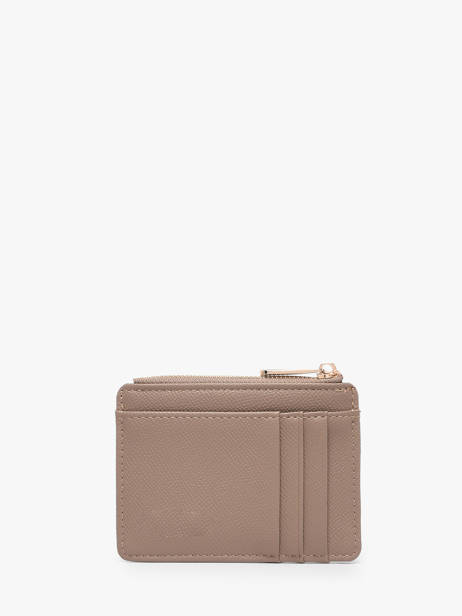Wallet David jones Beige saffiano 3 other view 2