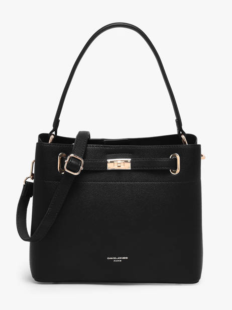 Sac Porté épaule Saffiano David jones Noir saffiano 4