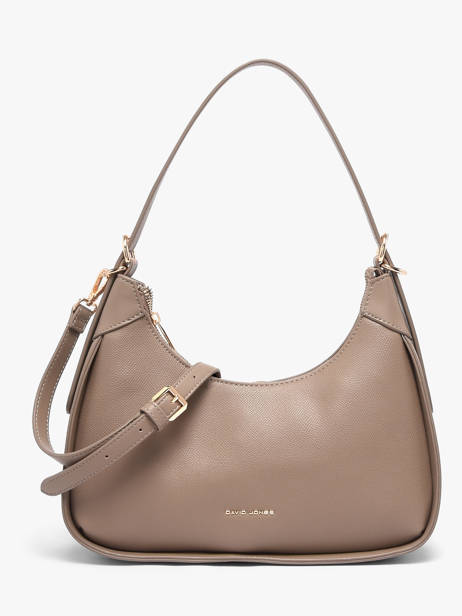 Shoulder Bag Saffiano David jones Beige saffiano 1