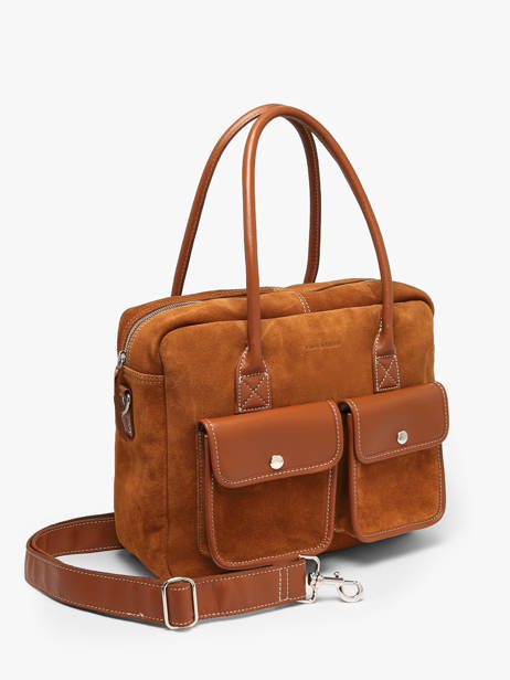 A4 Size Satchel La Suite Paul marius Brown la suite DANDYSUI other view 1