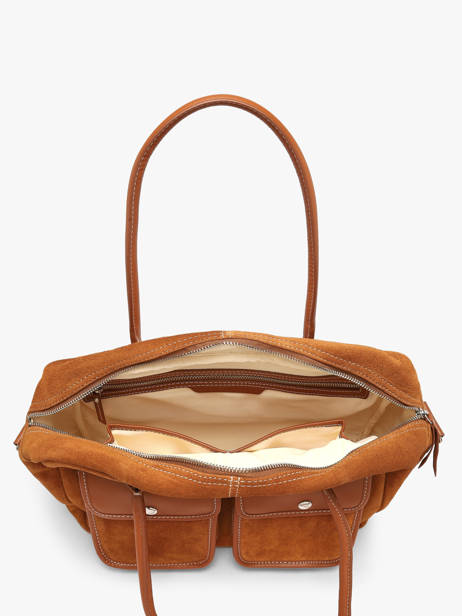 A4 Size Satchel La Suite Paul marius Brown la suite DANDYSUI other view 2