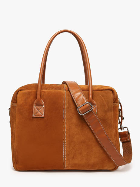 A4 Size Satchel La Suite Paul marius Brown la suite DANDYSUI other view 3