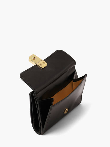 Wallet Leather Nat et nin Black vintage JOA other view 2