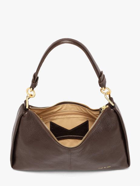 Shoulder Bag Rejina Leather Nat et nin Brown vintage REJINA other view 3