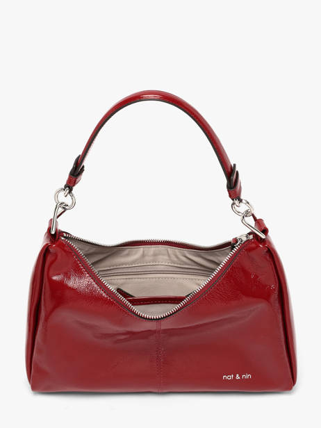 Shoulder Bag Vintage Nat et nin Red vintage REJINA other view 2