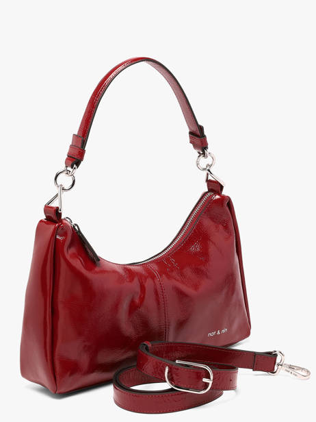 Shoulder Bag Vintage Nat et nin Red vintage REJINA other view 1