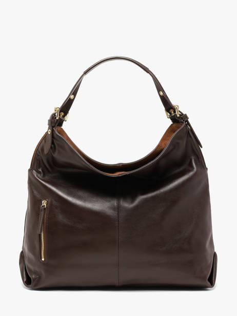 Sac Porté épaule Nat et nin Marron vintage ATHENA vue secondaire 3