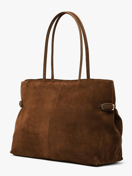 A4 Size Shoulder Bag Vintage Nat et nin Brown vintage PABLO other view 1