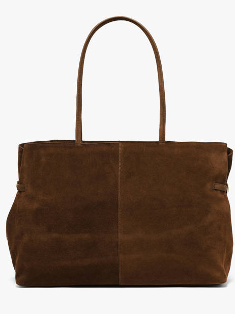 A4 Size Shoulder Bag Vintage Nat et nin Brown vintage PABLO other view 4