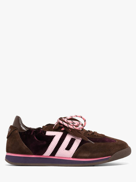 Sneakers En Cuir Back 70 Marron women 73