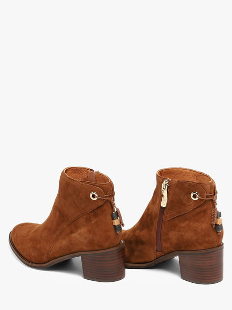 Bottines à Talon En Cuir Mam'zelle Marron women CSIUY55 vue secondaire 2