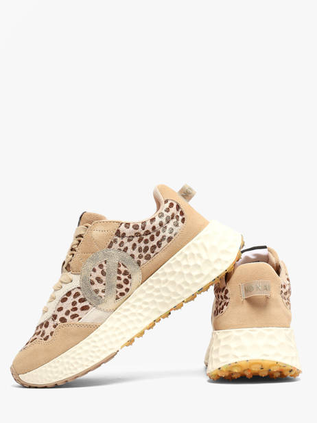 Platform Sneakers In Leather No name Beige women NNVESL04 other view 2