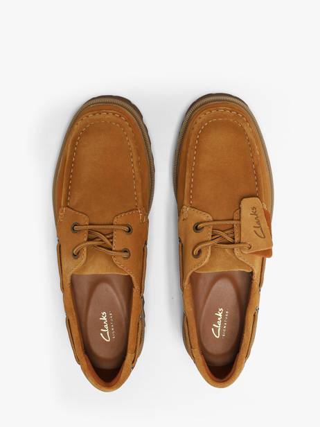 Chaussures Derbies En Cuir Clarks Beige men 26327954 vue secondaire 3