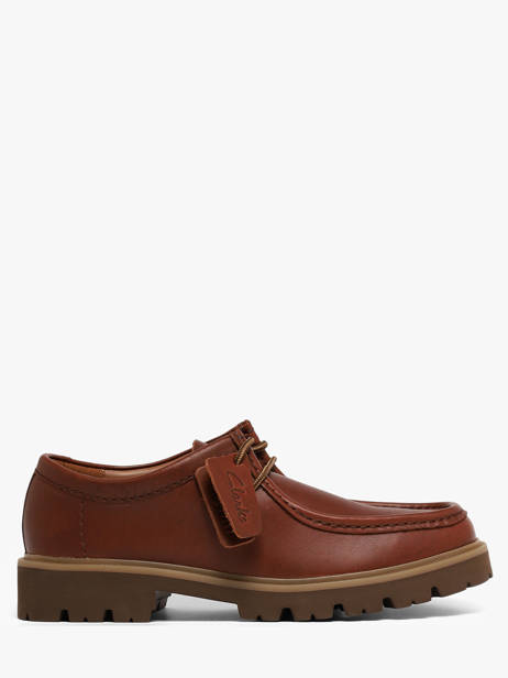 Derby Shoes In Leather Clarks Brown men 26186417