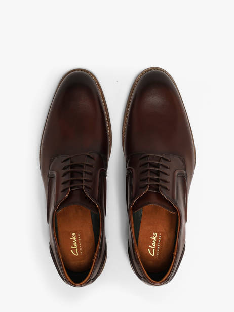 Formal Shoes In Leather Clarks Brown men 26186388 other view 3