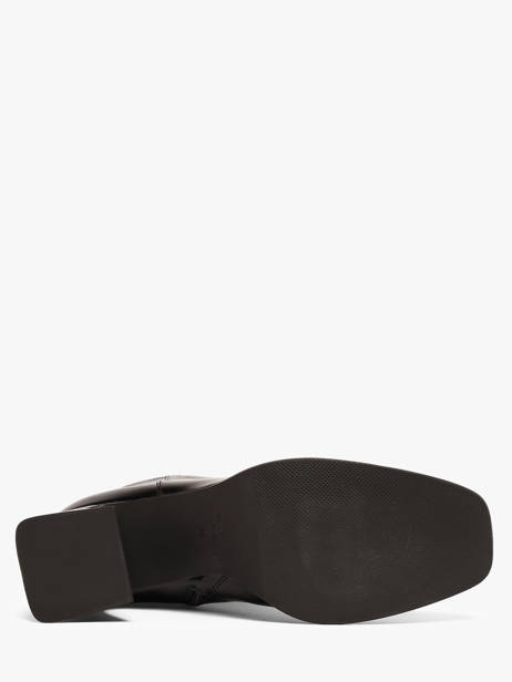 Heeled Boots In Leather Angel alarcon Black women 507N other view 4