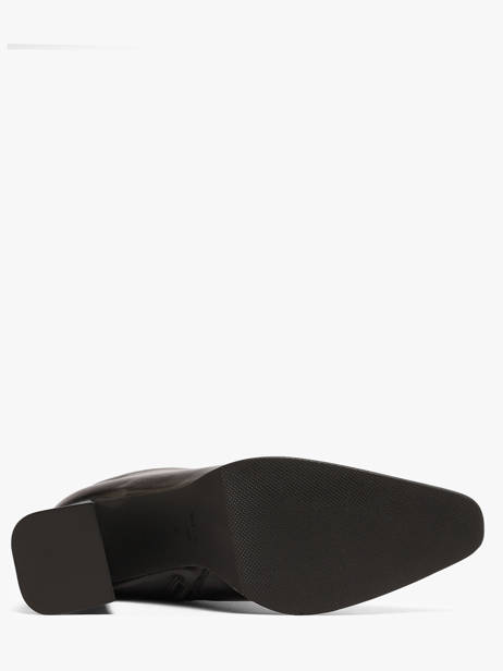 Bottines à Talon En Cuir Angel alarcon Noir women 492A vue secondaire 4