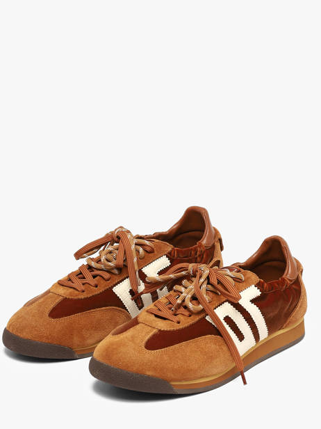 Sneakers In Leather Back 70 Brown women 65 other view 1