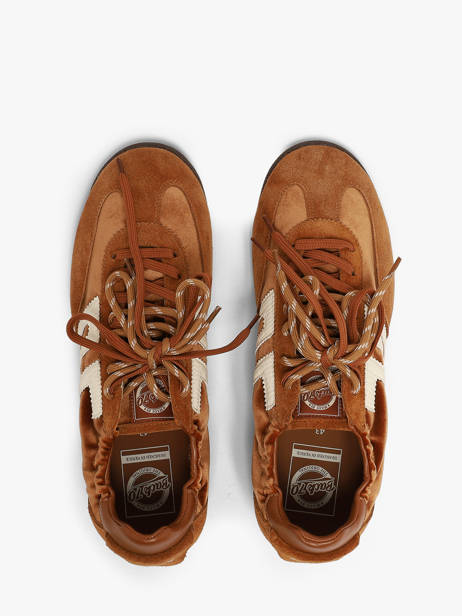 Sneakers In Leather Back 70 Brown women 65 other view 3