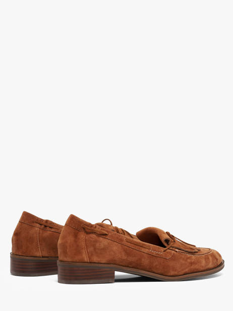 Moccasins In Leather Mam'zelle Brown women CSIUV28 other view 2