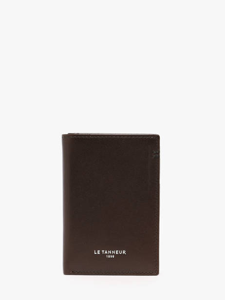 Card Holder Leather Le tanneur Brown lucien huile THHU3510