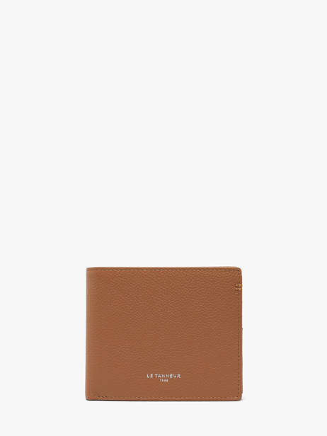 Portefeuille Cuir Le tanneur Marron lucien graine THGR3350
