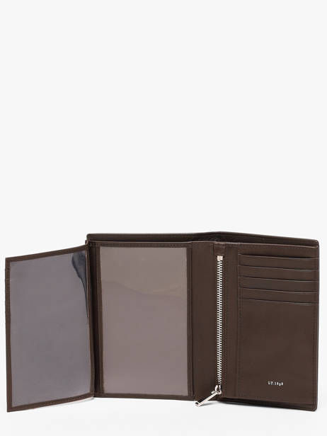 Portefeuille Cuir Le tanneur Marron lucien huile THHU3311 vue secondaire 2