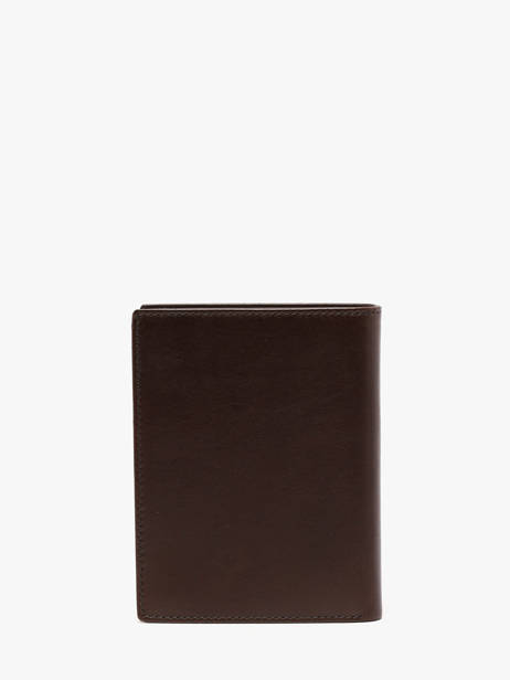 Wallet Leather Le tanneur Brown lucien huile THHU3301 other view 2