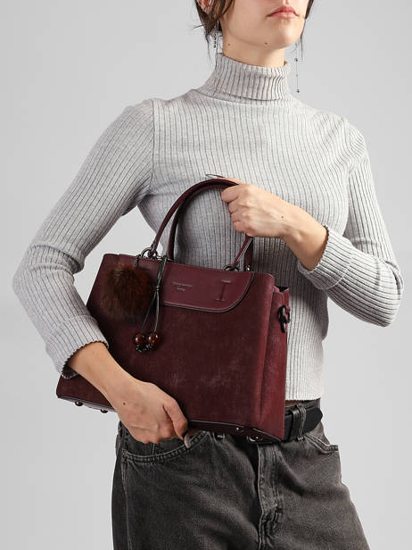 Satchel Suede Gallantry Violet suede 6 other view 1