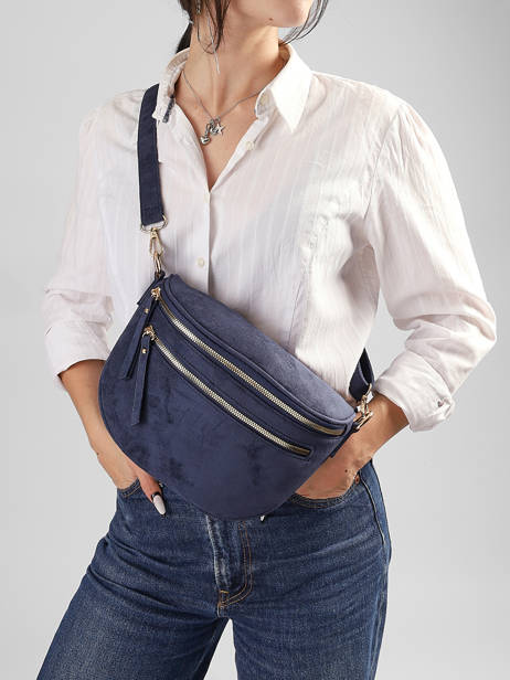 Sac Banane Gallantry Bleu sangle 9 vue secondaire 1