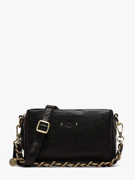 Shoulder Bag Vintage Leather Mila louise Black vintage 23673E1