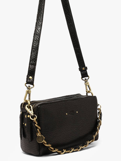Shoulder Bag Vintage Leather Mila louise Black vintage 23673E1 other view 2