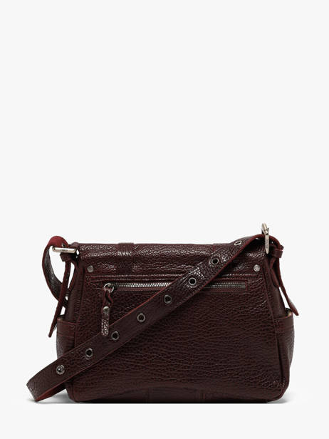 Sac Bandoulière Vintage Cuir Mila louise Rouge vintage 3917E1 vue secondaire 4
