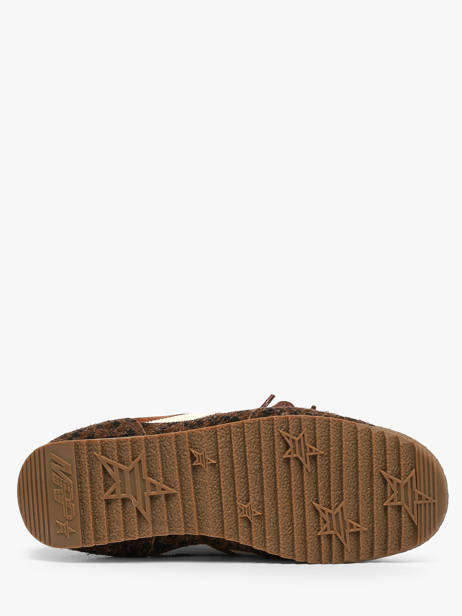 Sneakers Utah En Cuir Mrp star Marron women 3 vue secondaire 4