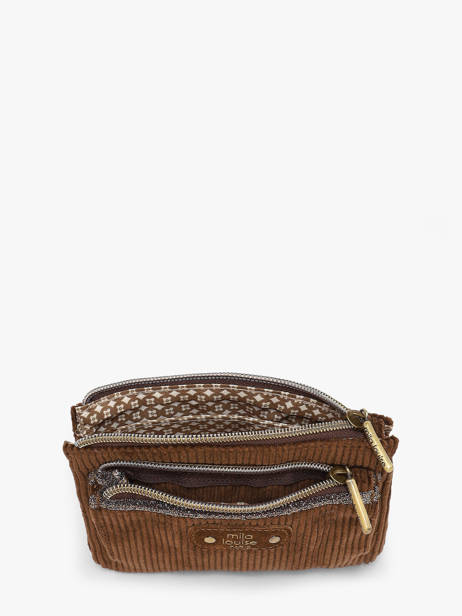 Porte-monnaie Mila louise Marron vfr2 23690FR2 vue secondaire 1