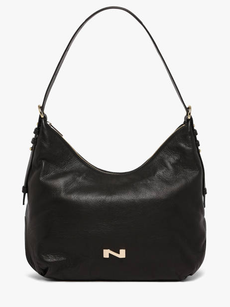 Leather Carrie Shoulder Bag Nathan baume Black vogue 1