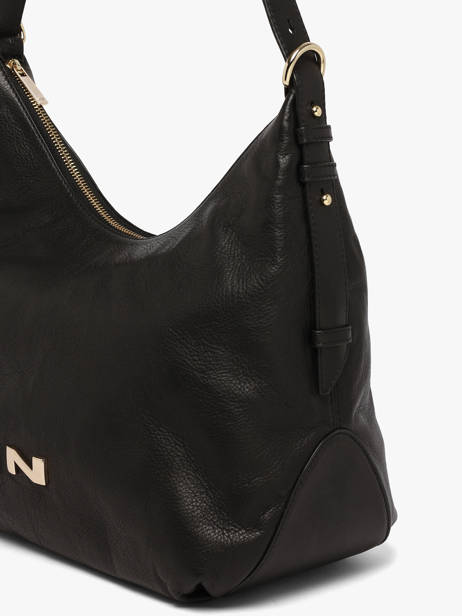 Leather Carrie Shoulder Bag Nathan baume Black vogue 1 other view 2