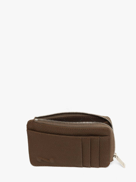 Leather Original N Coin Purse With Card Slots Nathan baume Brown original n 217N other view 1