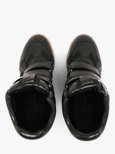 Sneakers Talon Compensé Mavis En Cuir Steve madden Noir women 11005696 vue secondaire 3