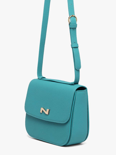 Sac Bandoulière Ulysse Cuir Nathan baume Bleu odyssey 2 vue secondaire 2
