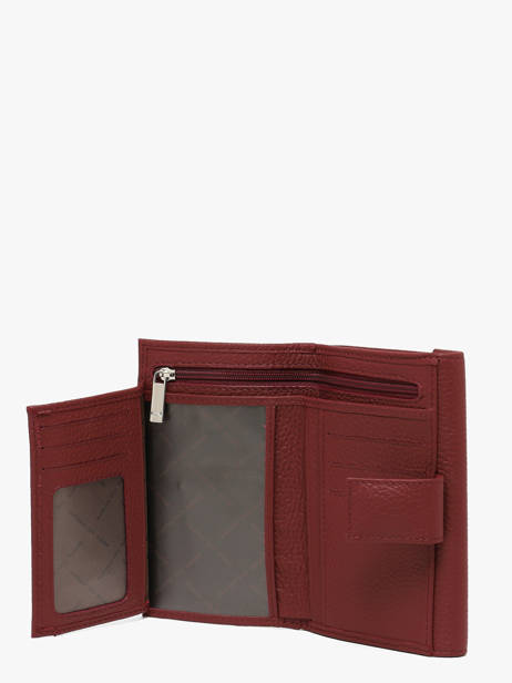 Leather Original N Trifold Wallet Nathan baume Red original n 410N other view 2