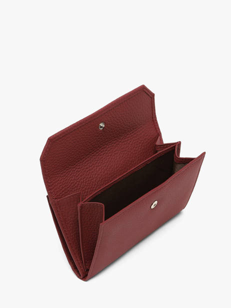 Leather Original N Trifold Wallet Nathan baume Red original n 410N other view 3