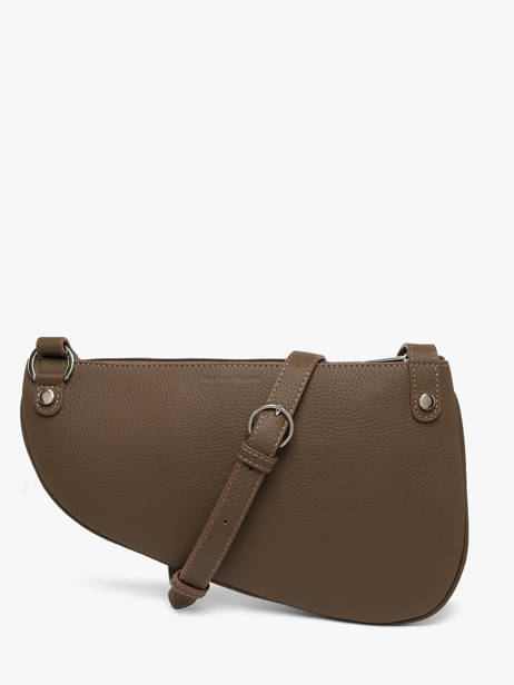 Sac Bandoulière Large City Perle Cuir Nathan baume Marron n city 1 vue secondaire 5