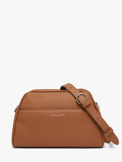 Sac Bandoulière Brenda Cuir Nathan baume Marron state 2 vue secondaire 5