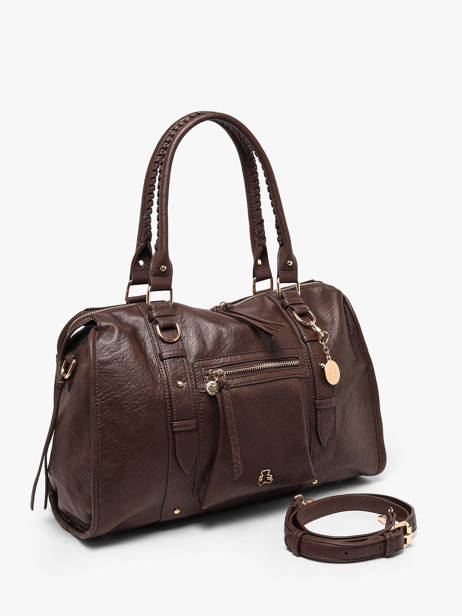 A4 Size Shoulder Bag Bride Lulu castagnette Brown bride 3 other view 1