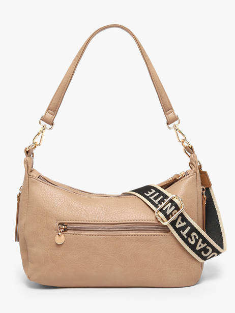 Shoulder Bag Zip Lulu castagnette Beige zip BARRY other view 3